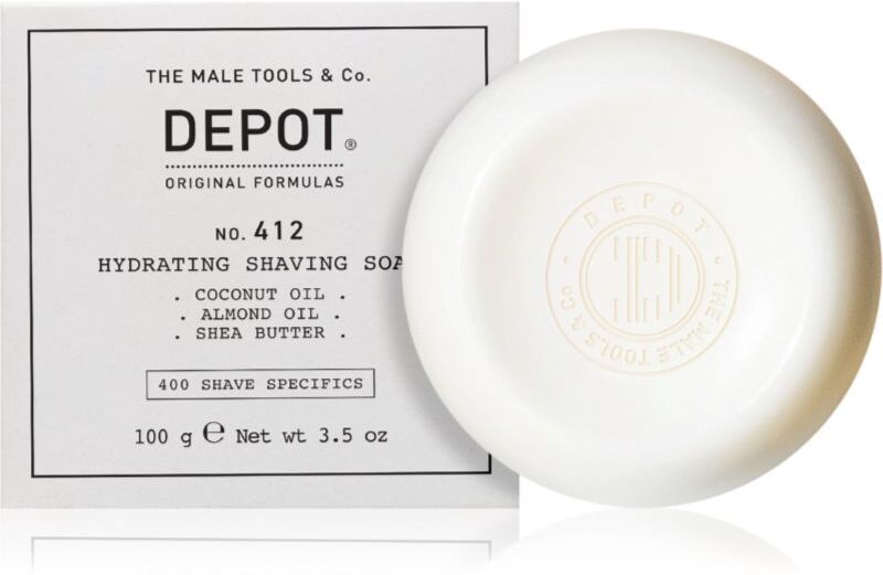 DEPOT 400 SHAVE SPECIFICS NO. 412 HYDRATING SHAVING FOAM moisturising soap for shaving 100 g