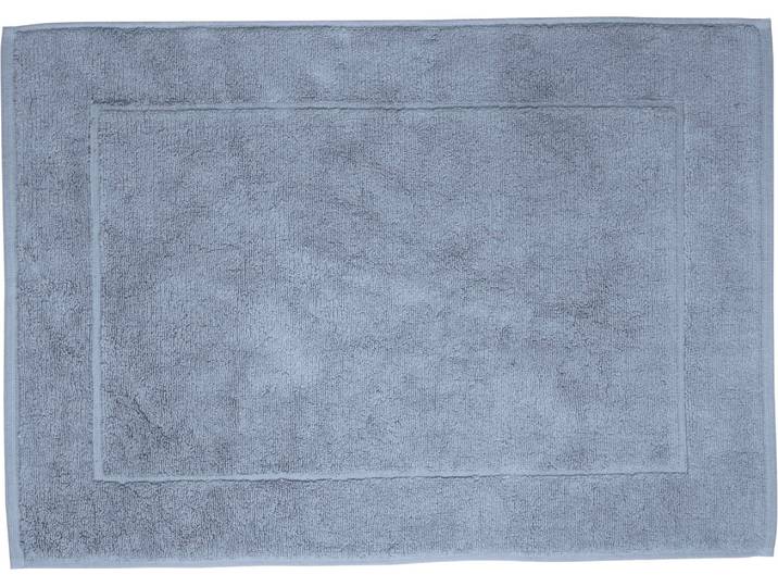 Badematte FRAMSOHN FROTTIER Uni Basic Hotelmatte Gr. 2, blau (taubenblau), H:11mm, Baumwolle, Badematten, Badematte, große Farbpalette, Hergestellt in Österreich, Badezimmerteppich