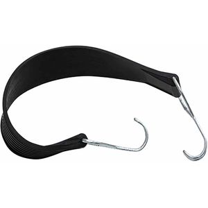 HMH Gepäckspanner B454001, mit Haken, 48 cm Länge, schwarz