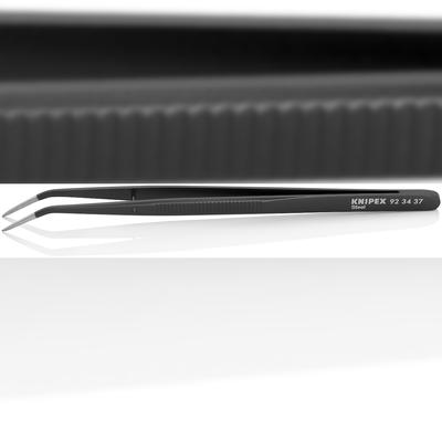 KNIPEX Präzisions-Pinzette mit Führungsstift spitze Form, 155 mm