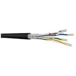 Draka Comteq DRMC Datenkabel Cat7 1000MHz UC900HS 4P23 S/FTP PE schwarz RG100