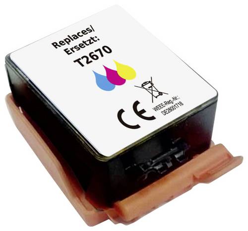 Renkforce Druckerpatrone ersetzt Epson T2670, 267, C13T26704010 Kompatibel Color RF-ET267CMY RF-6736456