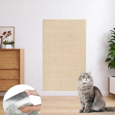 Uplift Essentials Custom Fit Self Adhesive Furniture Scratch Protector khaki 11.8 X 39.4 In