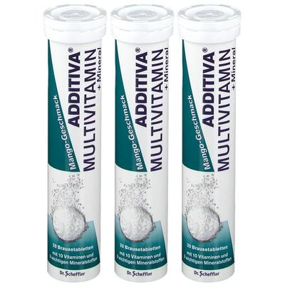 Additiva Multivit.+Mineral Mango R Brausetabletten 3x 3x20 St