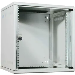 Schäfer Shop SCHAFER NT Box Flat-Pack - Schrank - RAL 7035, Hellgraue Pulverbeschichtung, Ele (18 HE, 19 Zoll Rack), Serverschrank, Grau