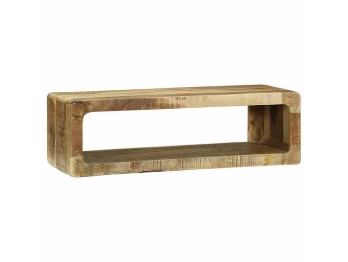 Meuble TV avec étagère-Banc TV-Meuble Télé Marron Bois de manguier massif 934913