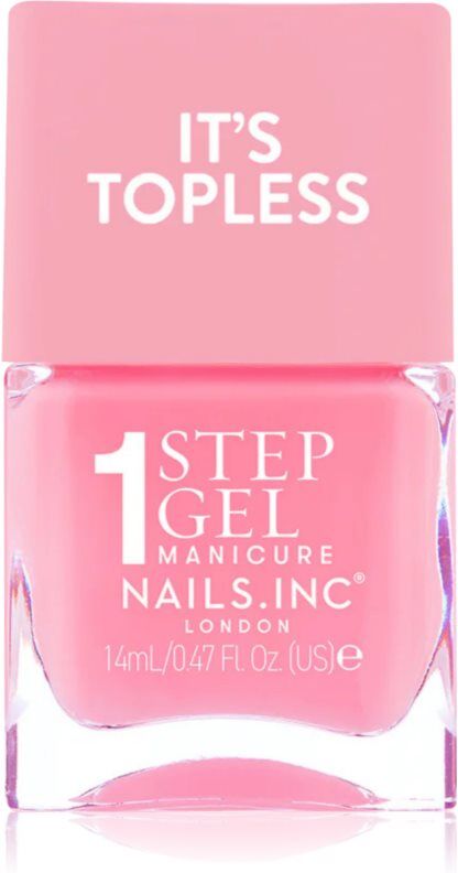 Nails Inc. It’s Topless gel nail polish with long-lasting effect shade Allegra 14 ml