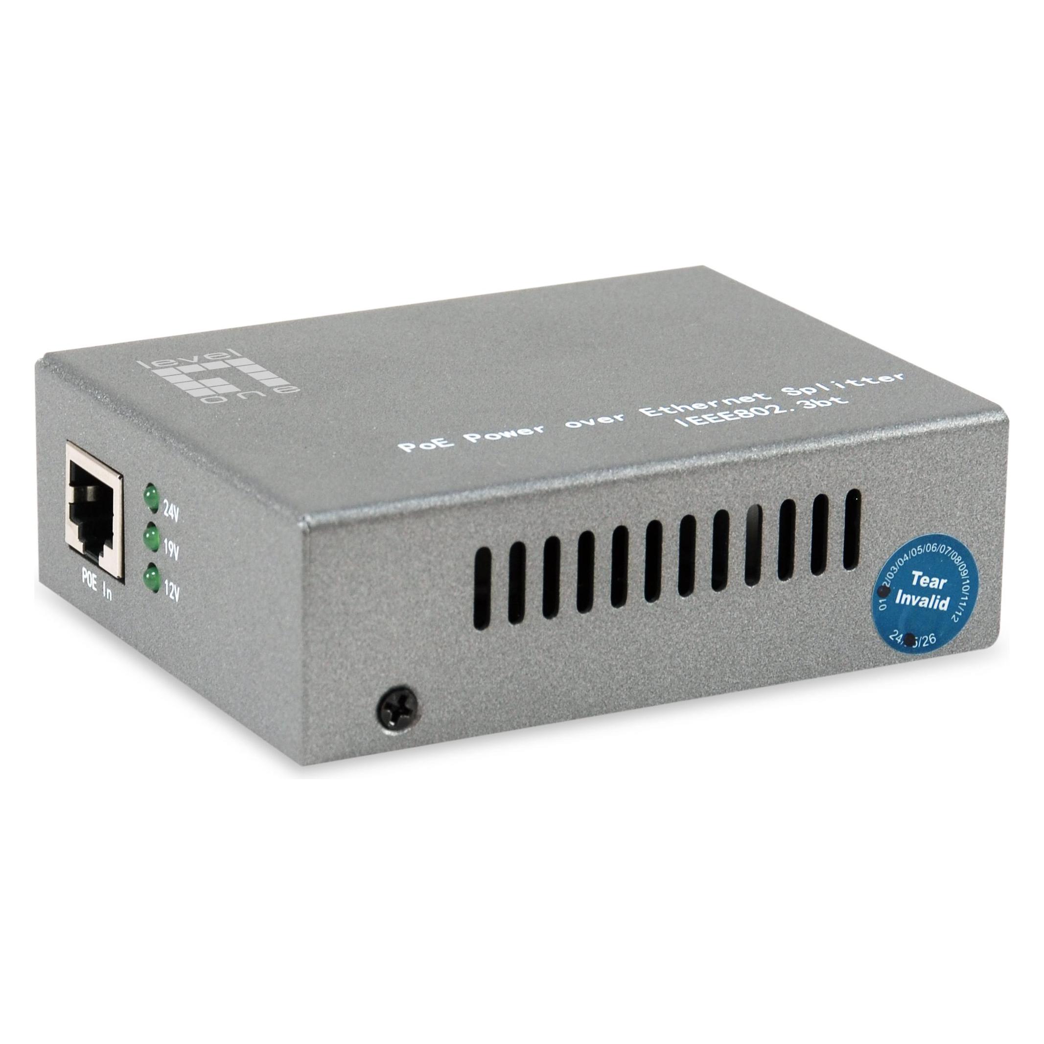 LevelOne 1x Gigabit POS-5001 USB-C PD3.0 Splitter 60W grau (PoE Splitter) (POS-5002)