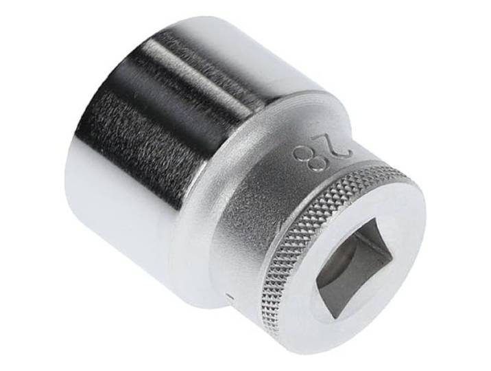GEDORE Steeksleutelinzetstuk, moeren, 1/2'' 12,5 mm aandrijving, 6-kant, 28 mm breedte, gereedschap, 19 28, verchroomd staal