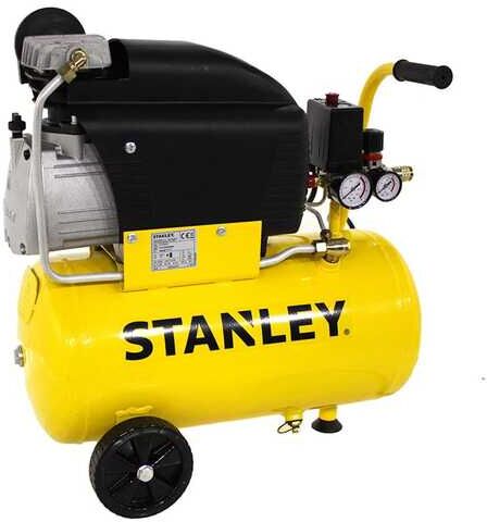 Stanley D210/8/50 - Elektrischer Kompressor mit Wagen - Motor 2 PS - 50 Lt