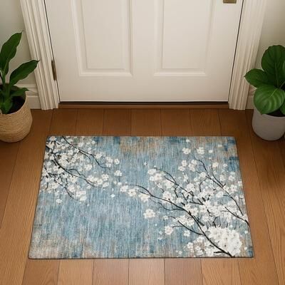 Addison Rugs Premium Washable Super Soft Cherry Blossoms Mayfield Rug