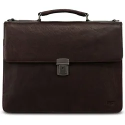 Jost Glasgow Briefcase 2C (17"), Notebooktasche, Braun