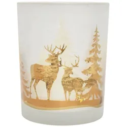 Windlicht Hirsche 10cm