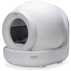 Beeztees Moeza - Automatische Kattenbak - Wit - 57x56x62 cm (Selbstreinigendes Katzenklo), Katzenklo
