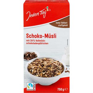 JedenTag Müsli Schoko, 750g