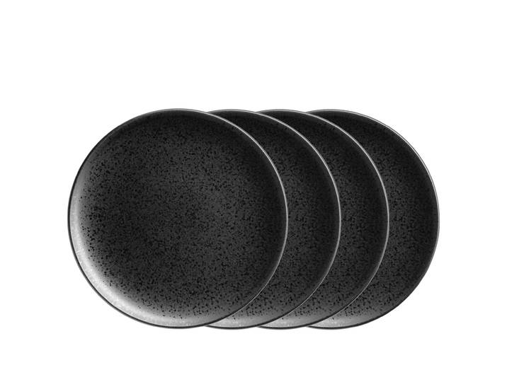Teller-Set MÄSER Essential , schwarz, 6, Geschirr-Sets, Teller-Set