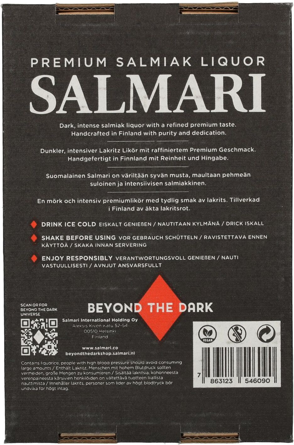 Salmari Premium Salmiak Liquor 25% Vol. 24x0,03l PET