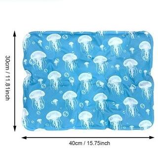 Fusion Finds Pet Cooling Mat Self Cooling Gel Pad For Dogs & Cats Portable Leak Proof Summer Cooling Bed a4