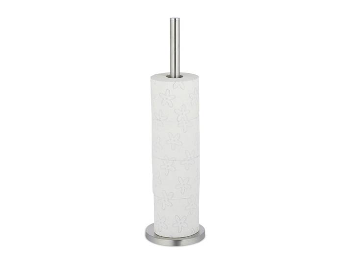 Toilettenpapier Aufbewahrung stehend Silber