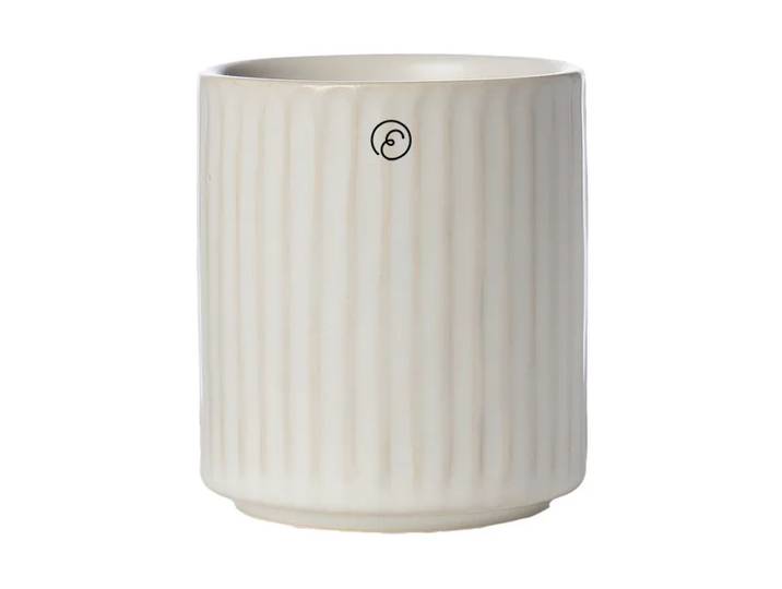 ERNST Mug sans anse Ernst striée 19 cl Blanc naturel
