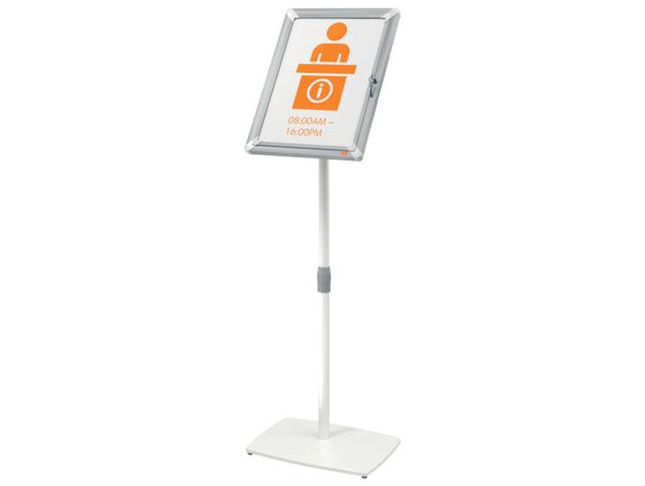 Nobo Présentoir sur pied A3 verrouillable Premium Plus