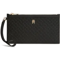 Tommy Hilfiger Th Icon Wristlet Pouch Mono, Necessaire, Schwarz