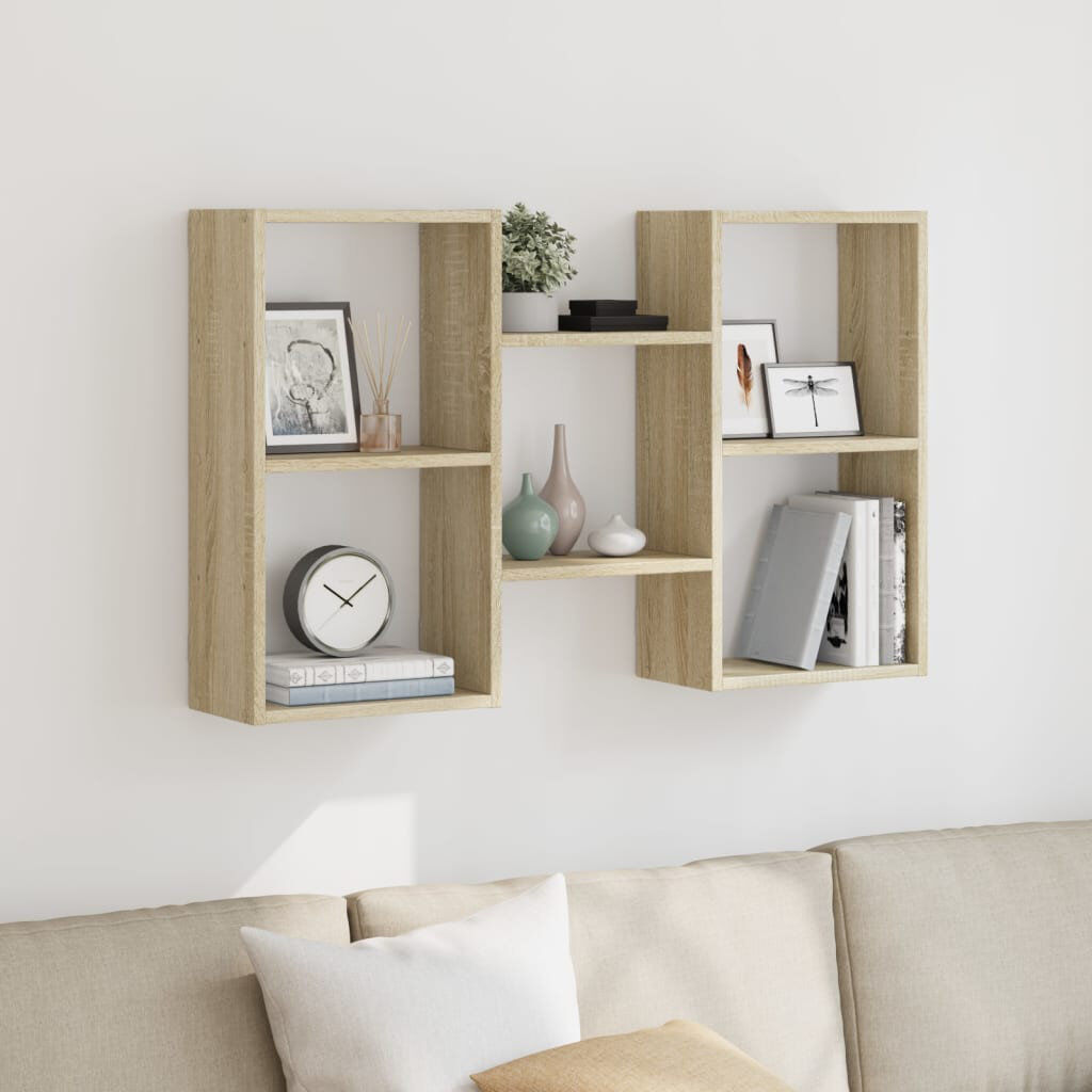 17 Stories Romanita Floating Shelf Sonoma Oak
