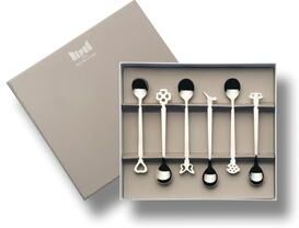 Mepra Evento 6-Piece Espresso Spoon Set