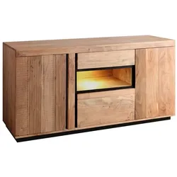 WOLFMÖBEL Sideboard Paris Holz Grau Stone