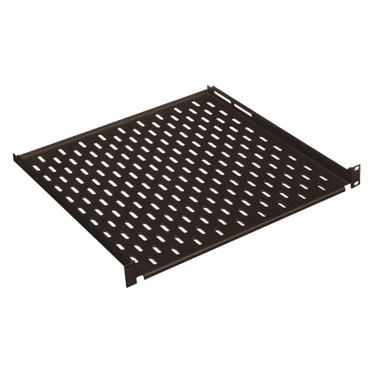 Conteg 19"-Geräteträger schwarz 1 HE, 435 x 450 mm, max. 15kg (DP-PT-450)