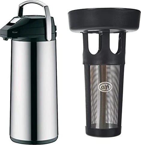 alfi Isolier-Getränkespender schwarz, silber 3,0 l