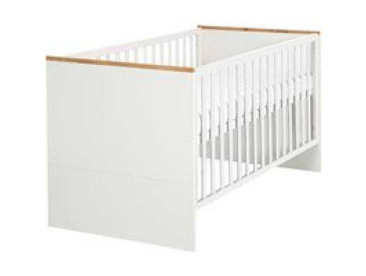 ROBA Lit bébé évolutif Finn, 70 x 140 cm (pieds blancs)