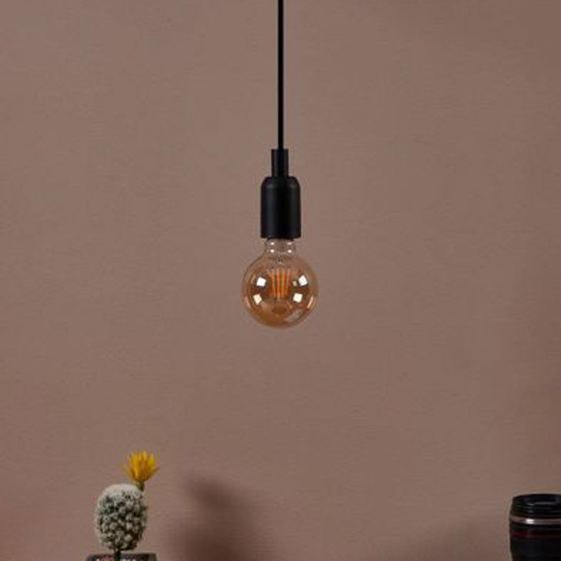 Eglo LED-filament gloeilamp G80 Globe, E27, 4W (equivalent aan 32W), Warm wit, Transparant glas