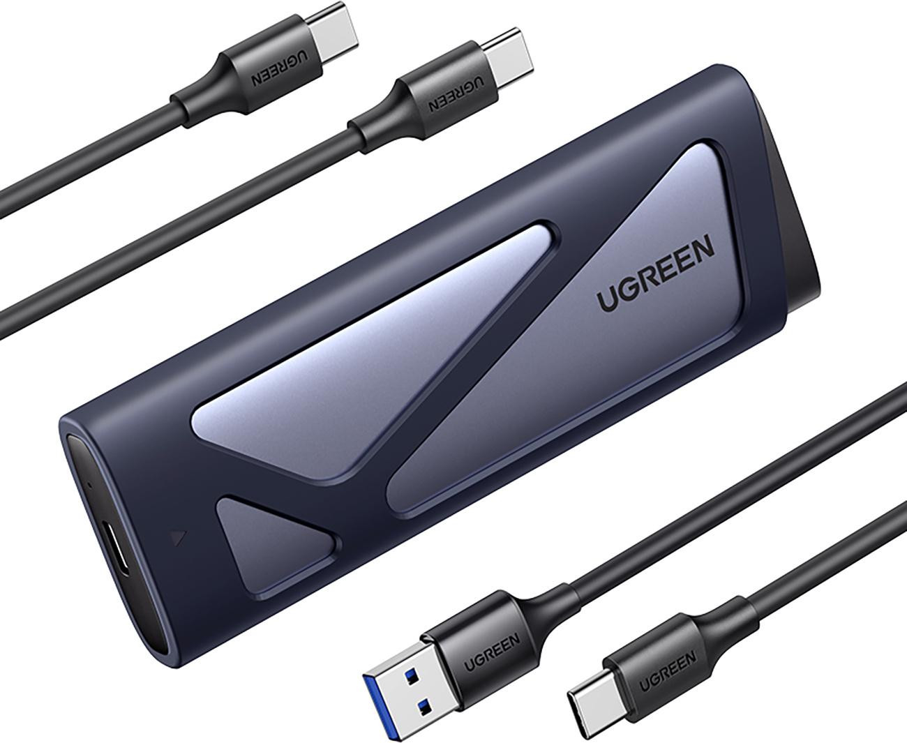 Ugreen CM767 2TB USB-C 3.1 Gen 1 behuizing voor M.2 NVMe/SATA SSD