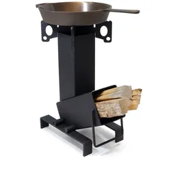 Origin Outdoors Feststoff Holz Raketenofen "Collapsible"