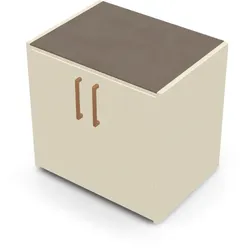 Brabura CT 90 Oven - Barro / Perle Blanche / Holzgriff