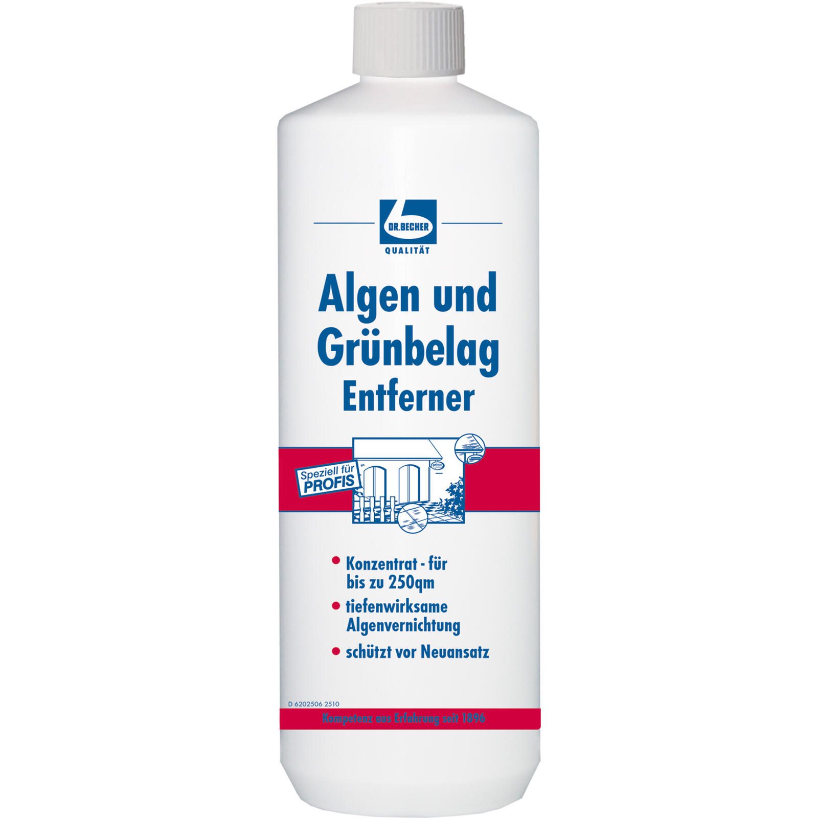 DR.BECHER Algen & Grünbelag Algen- und Grünbelagentferner, 1 l 1711000