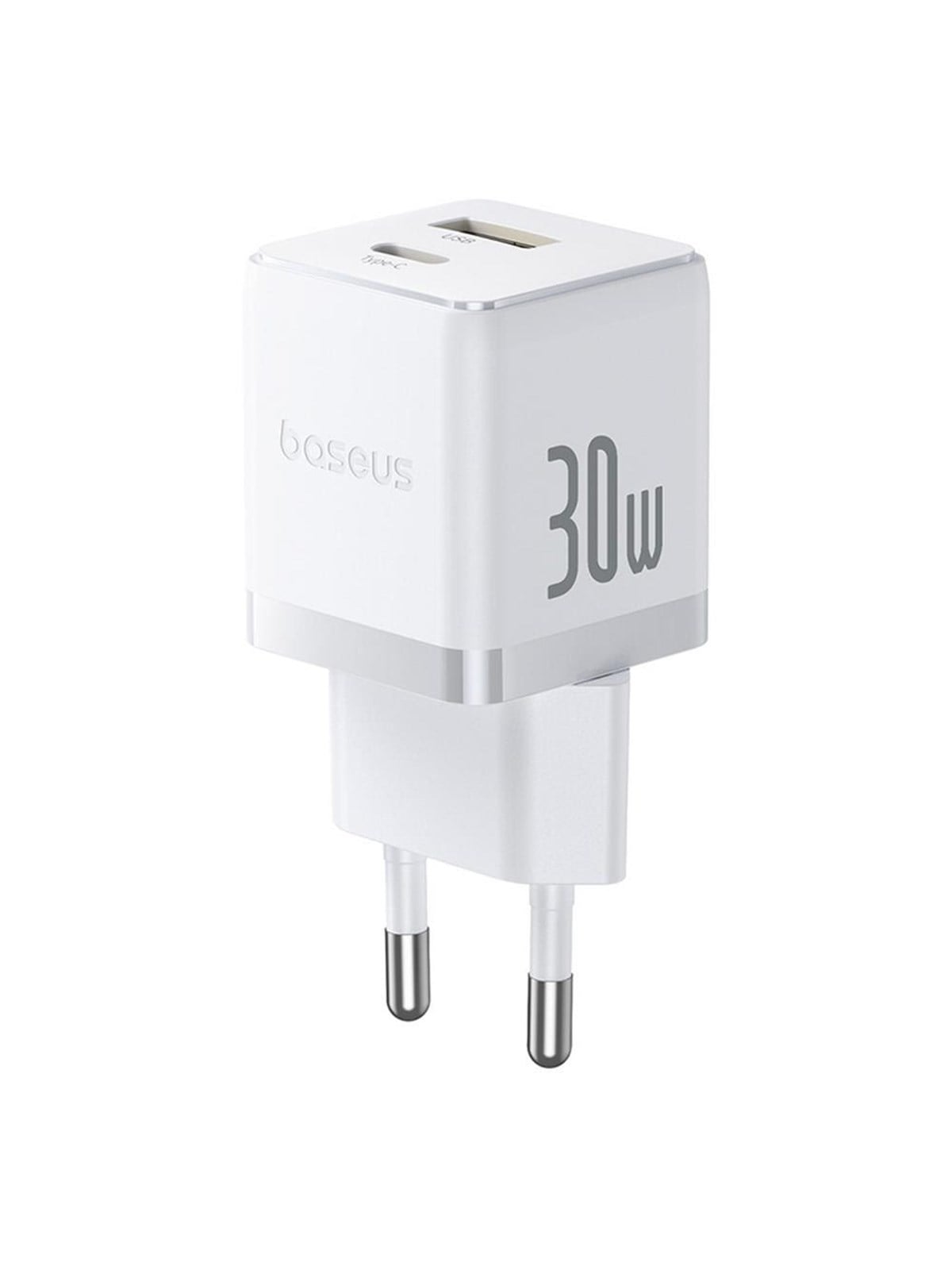 Baseus Palm 30W USB-C USB-A Wall Charger - White