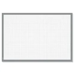 Sigel Papier-Schreibunterlage, Squared, kariert, weiß/grau, 59,5 x 41 cm, 80 g, 30 Blatt