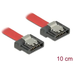 DELOCK SATA-Kabel SATA III -> SATA St/St 0.10m FLEXI rot