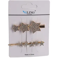 Haarnadeln, Haarnadeln BLING 2 Stk. - gold, Typ I