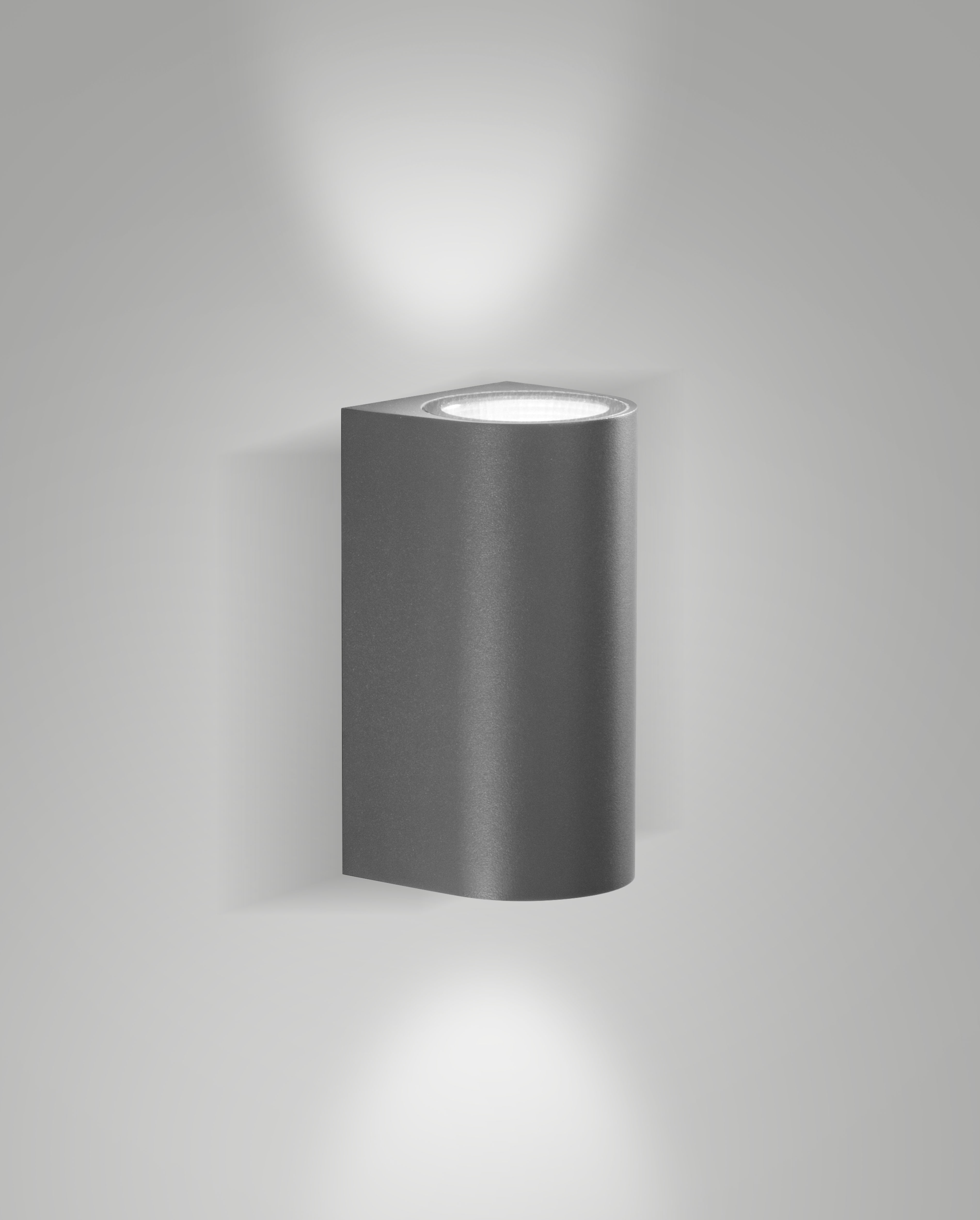 Fabas Luce LED-Wandaußenleuchte HELI DARK GREY 6559-26-294 8019282550754