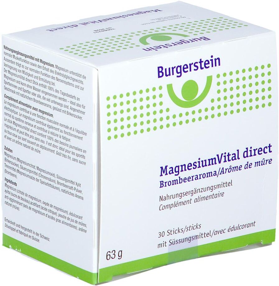 Burgerstein MagnesiumVital direct 30stk