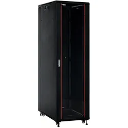 Wp Netwerk kast, 42 U, 60 cm width, 206 cm high, 80 cm deep. (42 HE, 19 Zoll Rack), Serverschrank, Schwarz