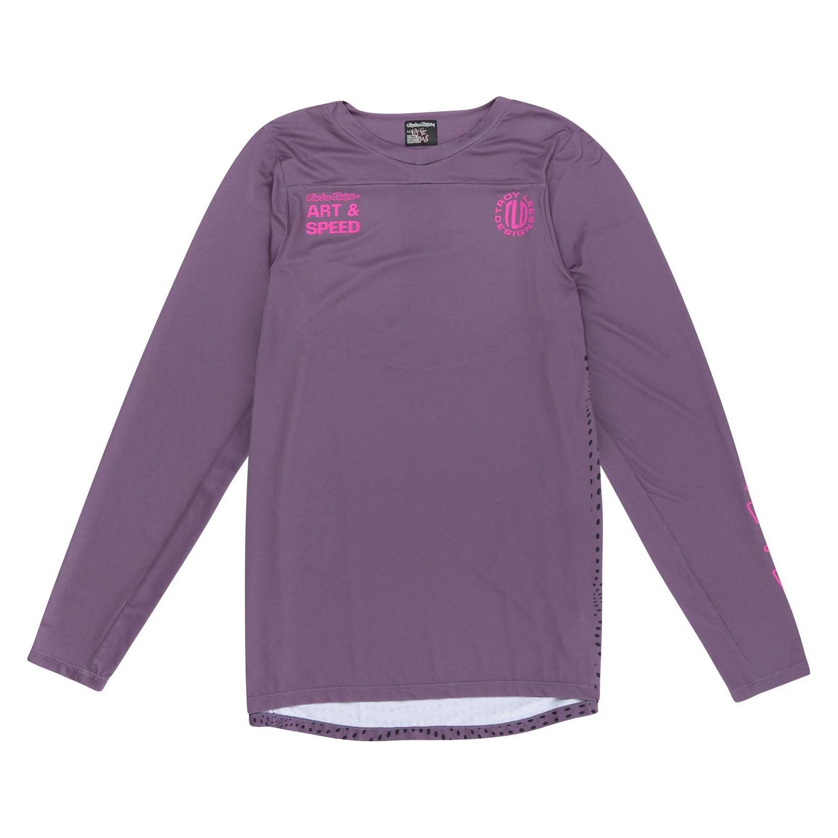 Troy Lee Designs Skyline LS Jersey, Radioscape, deep purple, XL (XL) (341061015)