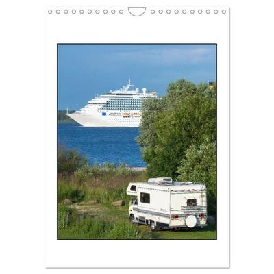 CAMPING-GLÜCK - Dein Urlaubsplaner (Wandkalender 2026 DIN A4 hoch), CALVENDO Monatskalender