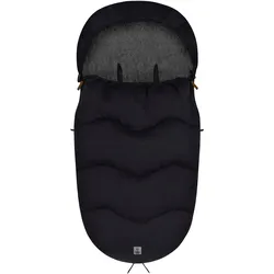 babycab Winterfußsack Vanna Teddy, schwarz