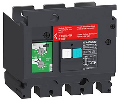 Schneider Electric LV432464 Fehlerstromschutz-Zusatzmodul VigiPacT für ComPacT NSX 400/630 3P, 200 VAC bis 440 VAC, 30mA bis 30