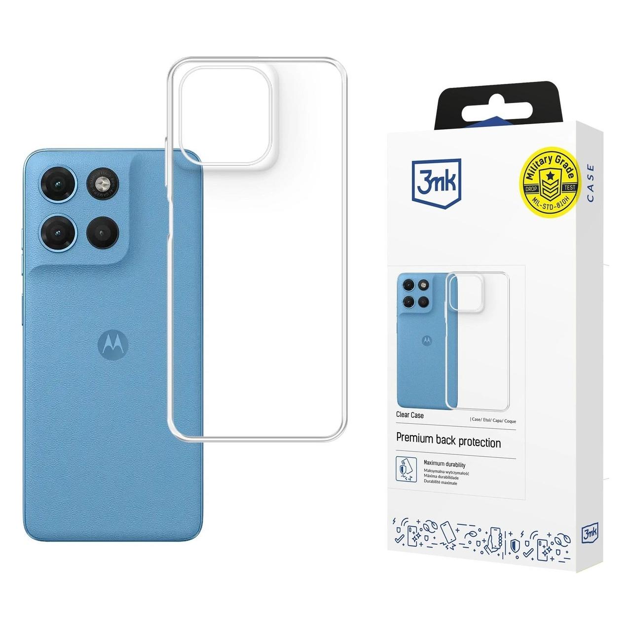 3MK Motorola Moto G17/ G17 Power - Clear Case (Motorola Moto G17, Motorola Moto G17 Power) (W-3CLECASE-MMG17PO-0)