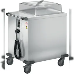 B.PRO CHV 53/53, Korbspender aus rostfreiem Edelstahl, beheizbar, fahrbar